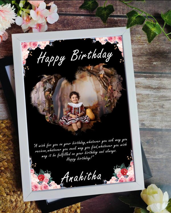 Happy Birthday Photo Frame