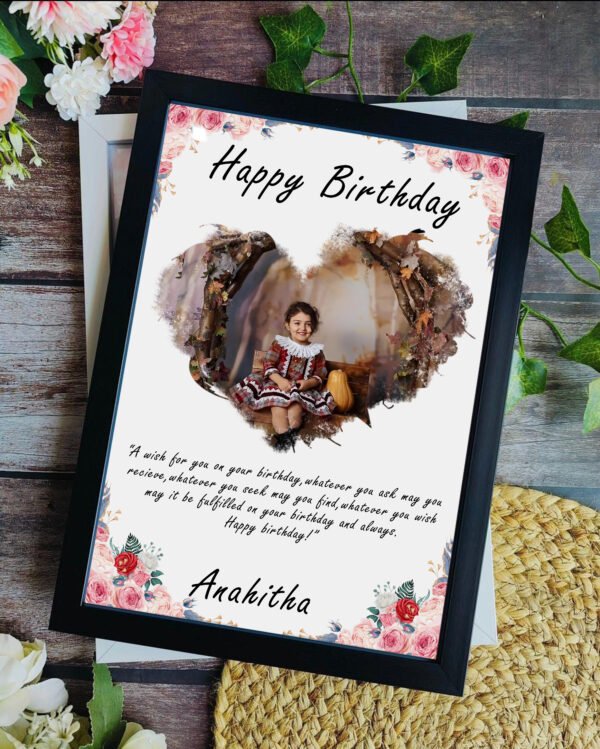 Happy Birthday Photo Frame