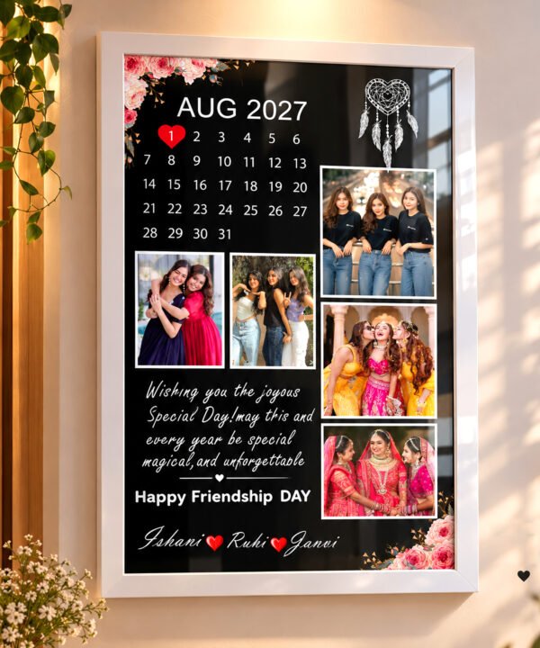 Personalized Photo Collage Frame | Birthday, Anniversary, Wedding, Friendship & Family Gift