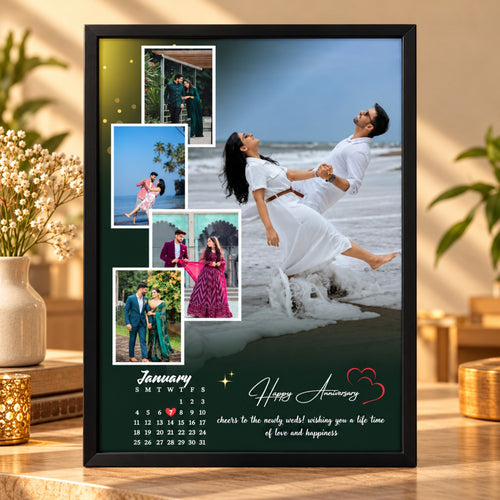 Anniversary Calendar Couple Frame
